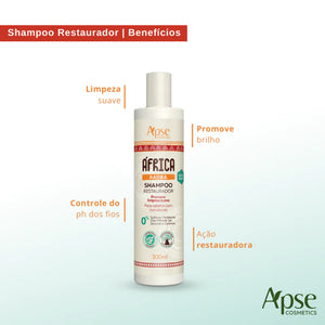 Shampoo África Baobá Restaurador 300ml - APSE