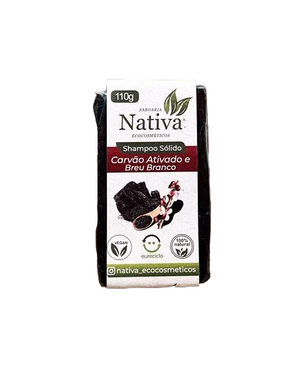 Shampoo Sólido 110g - Carvão Ativado